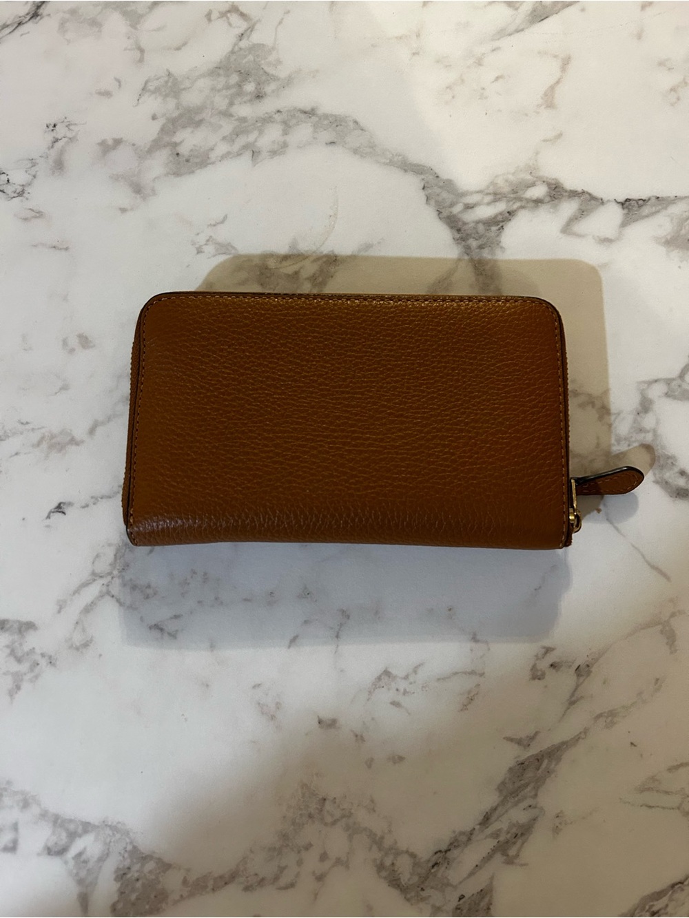 Coach Brown Leather Zip Wallet with Colorful Embroidered Patches - Picture 2 of 3